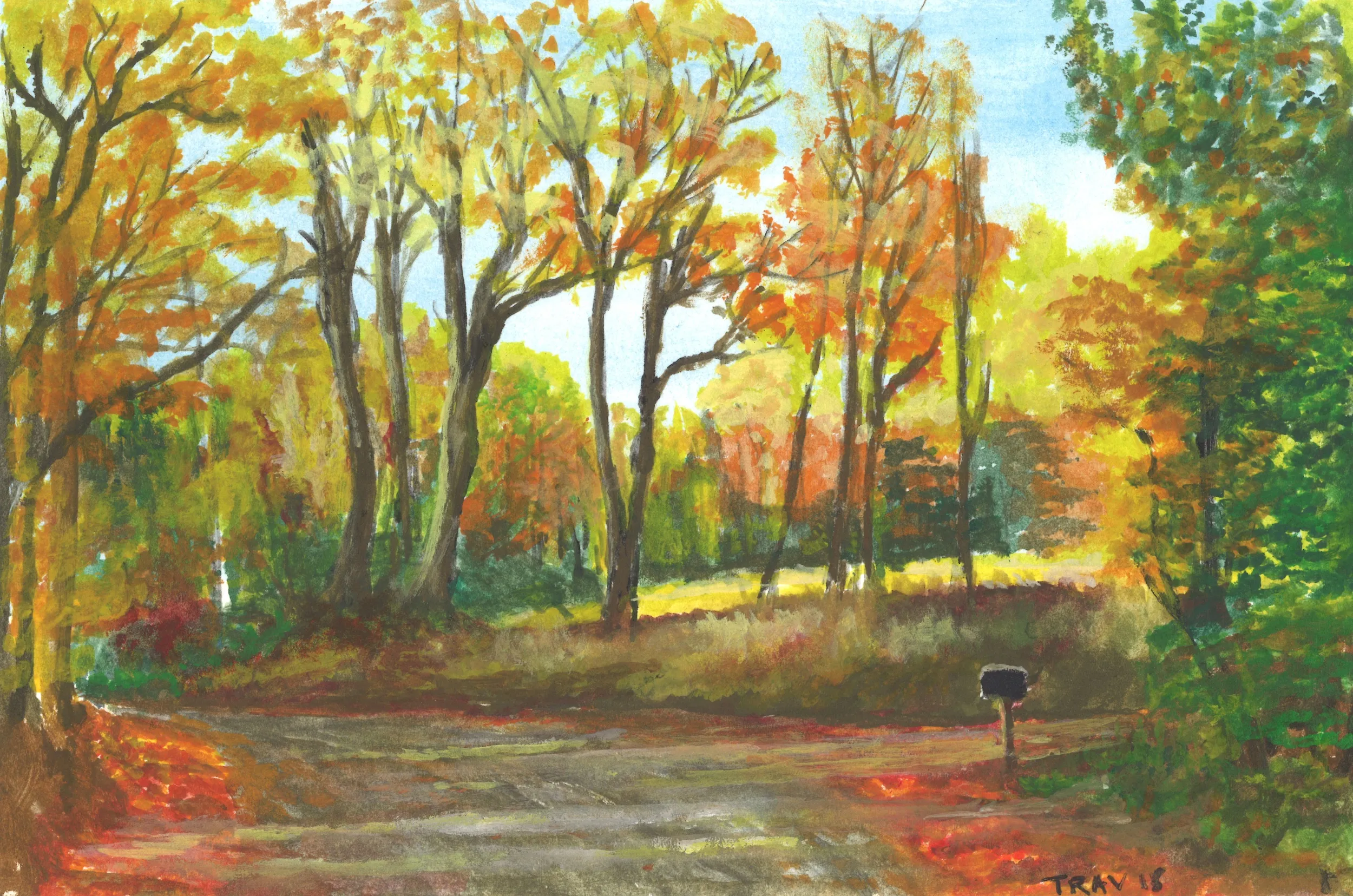 Fall On the Old Stagecoach Road