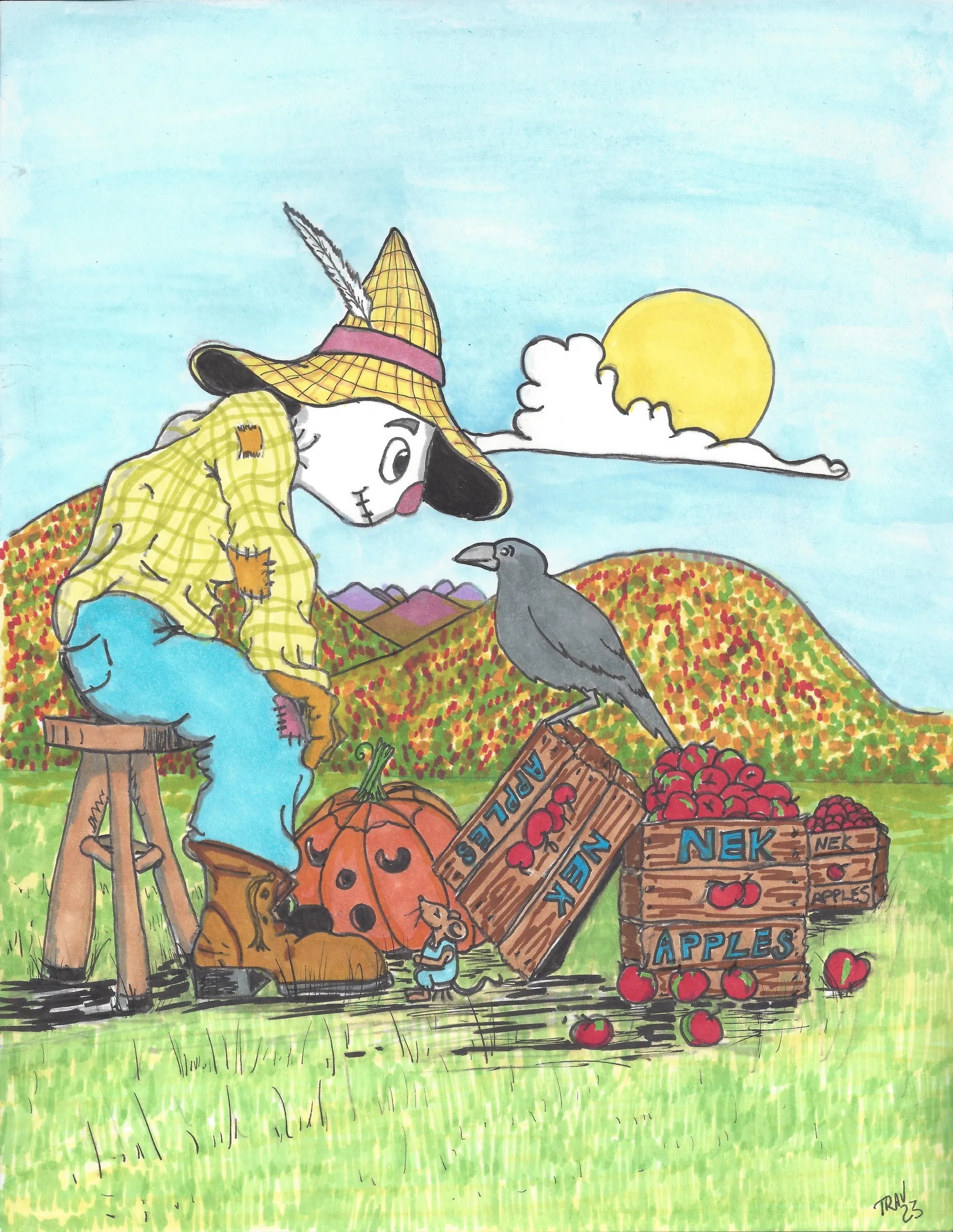 Scarecrow and the Crow