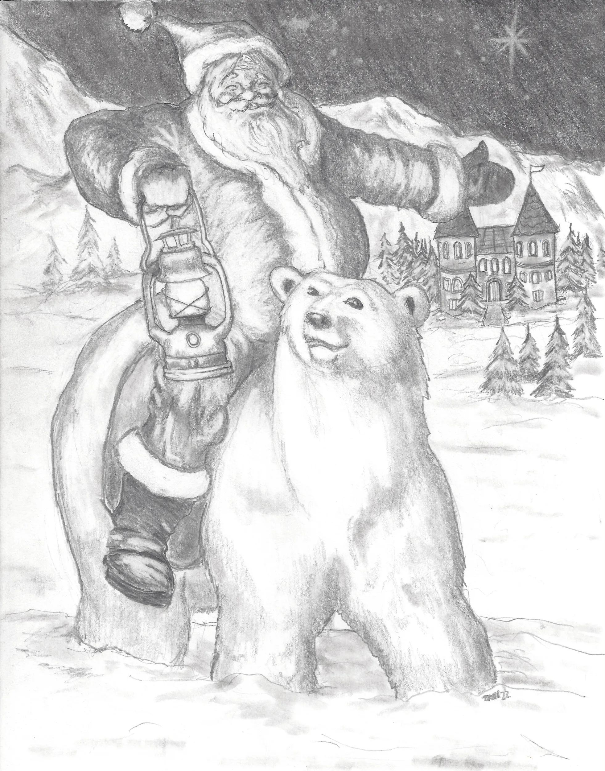 Santa and the Polar Bear