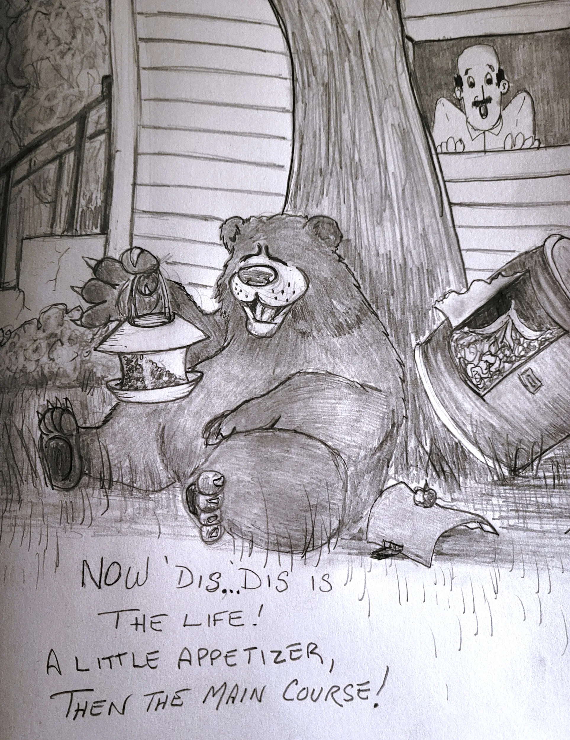 Da Bear and Da Feeder