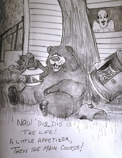 Da Bear and Da Feeder