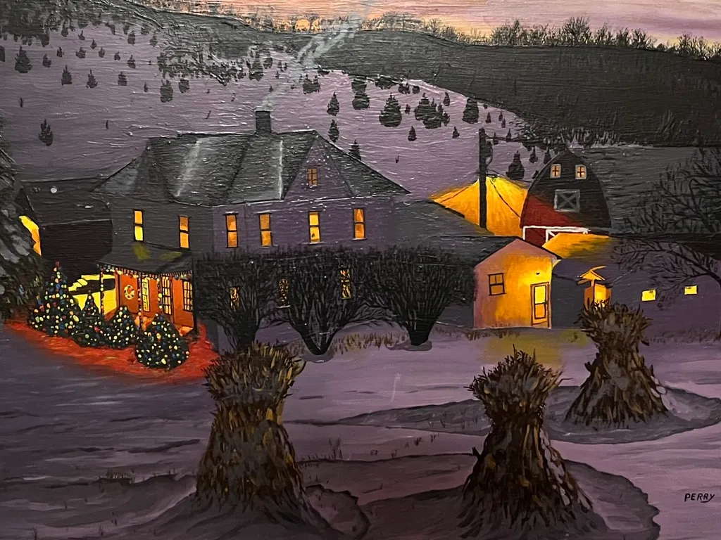 Christmas on a Dairy Farm