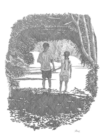 Shall we take the path to the left or right?