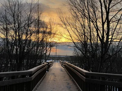 Potter's Marsh Sunset (photo)